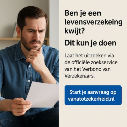 Ben je een levensverzekering kwijt? Dit kun je doen