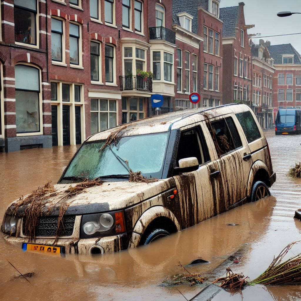 Is op een Beperkt Casco dekking schade aan een auto door natuurgeweld verzekerd.