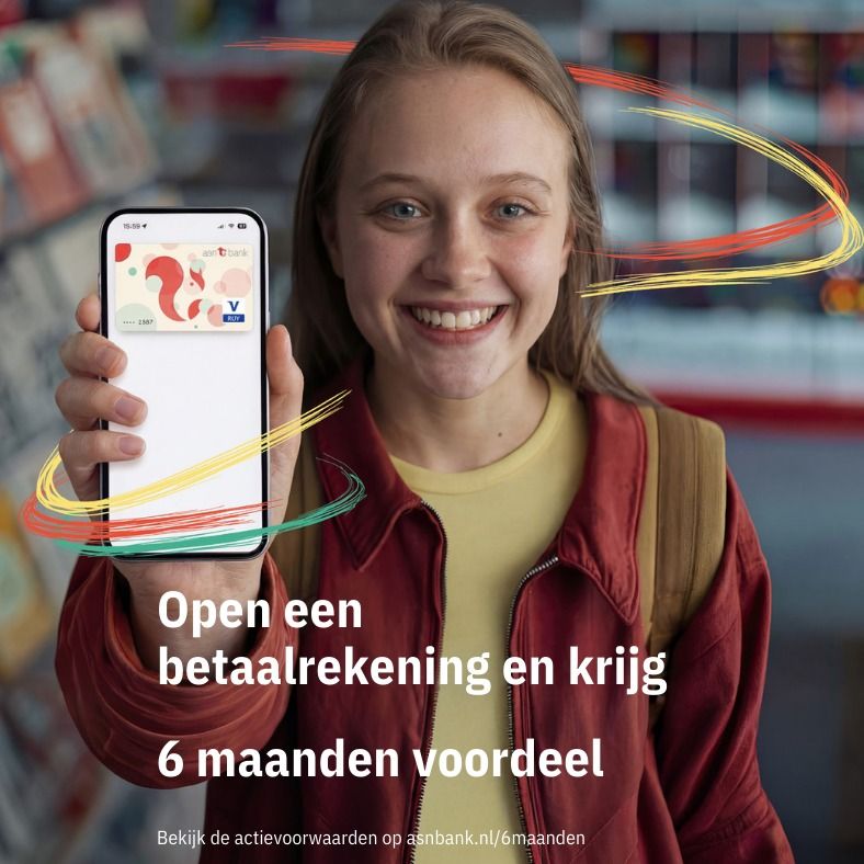 Header afbeelding voor Tijdelijk voordeel bij ASN Bank: 6 maanden geen vaste kosten
