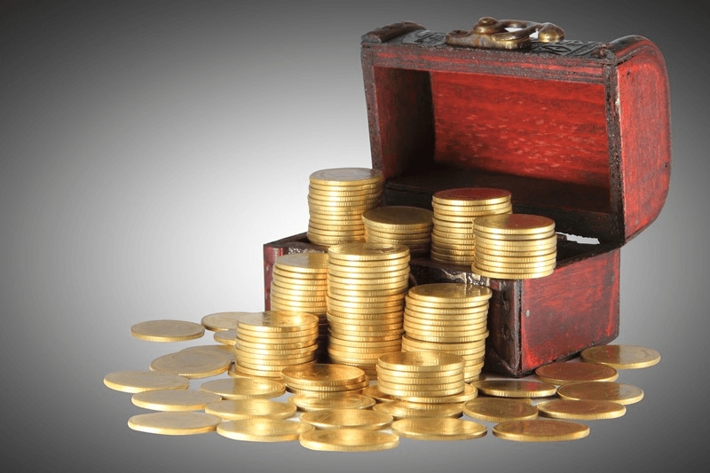 Gouden munten geen contant geld